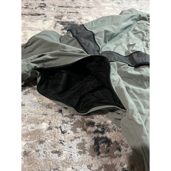 IPFU Jacket Mens Medium Long Gray ARMY JWOD Skilcraft Windbreaker Full Zip - Picture 13 of 13